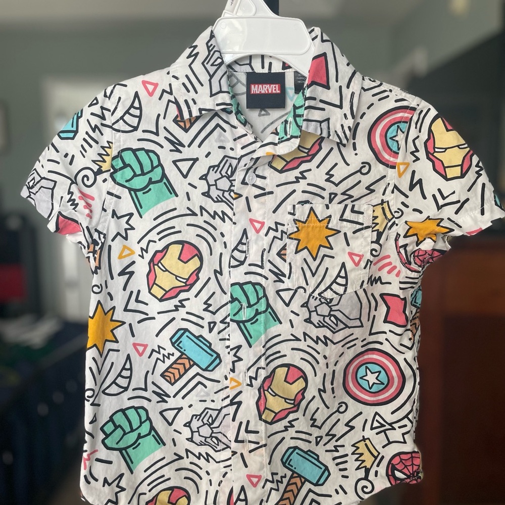 Marvel Toddler Buttondown